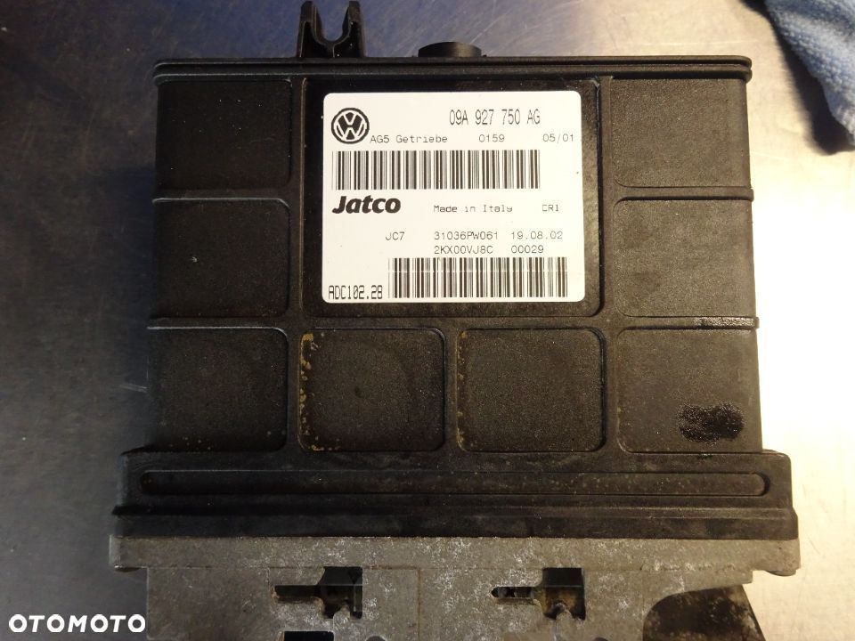 09A927750Ag sterownik skrzyni biegow automat audi a3 8L 1.9 tdi ASZ FYP czesci - 1