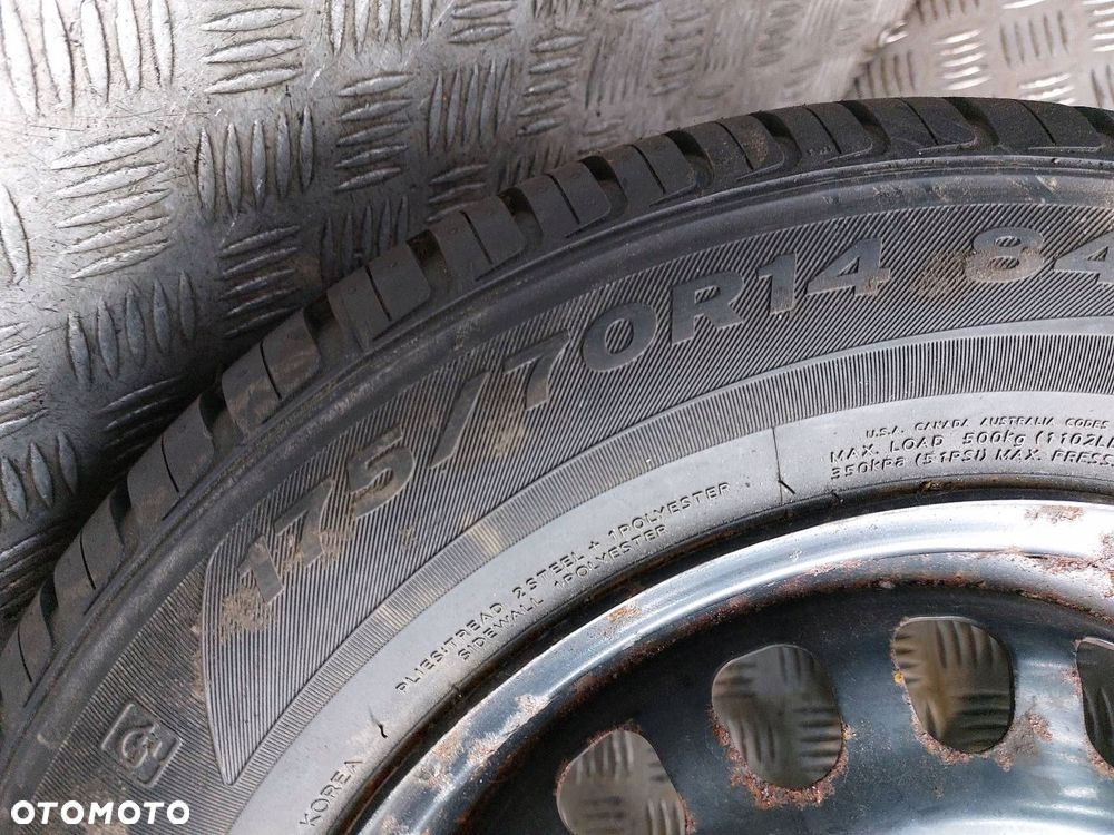 ORGANIZER + DOJAZDÓWKA 4x100 5,5Jx14 ET39 FI56,6 175/70R14 2012R NORAUTO - 7