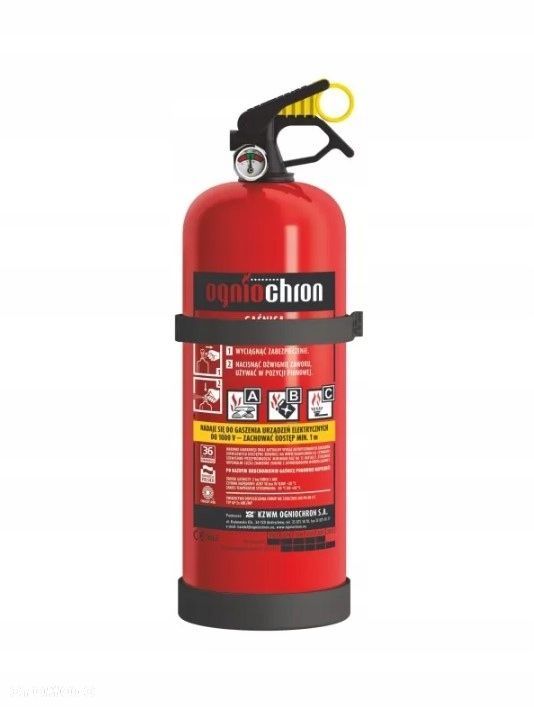 gasnica 2kg z wieszakiem plastikowym - 1