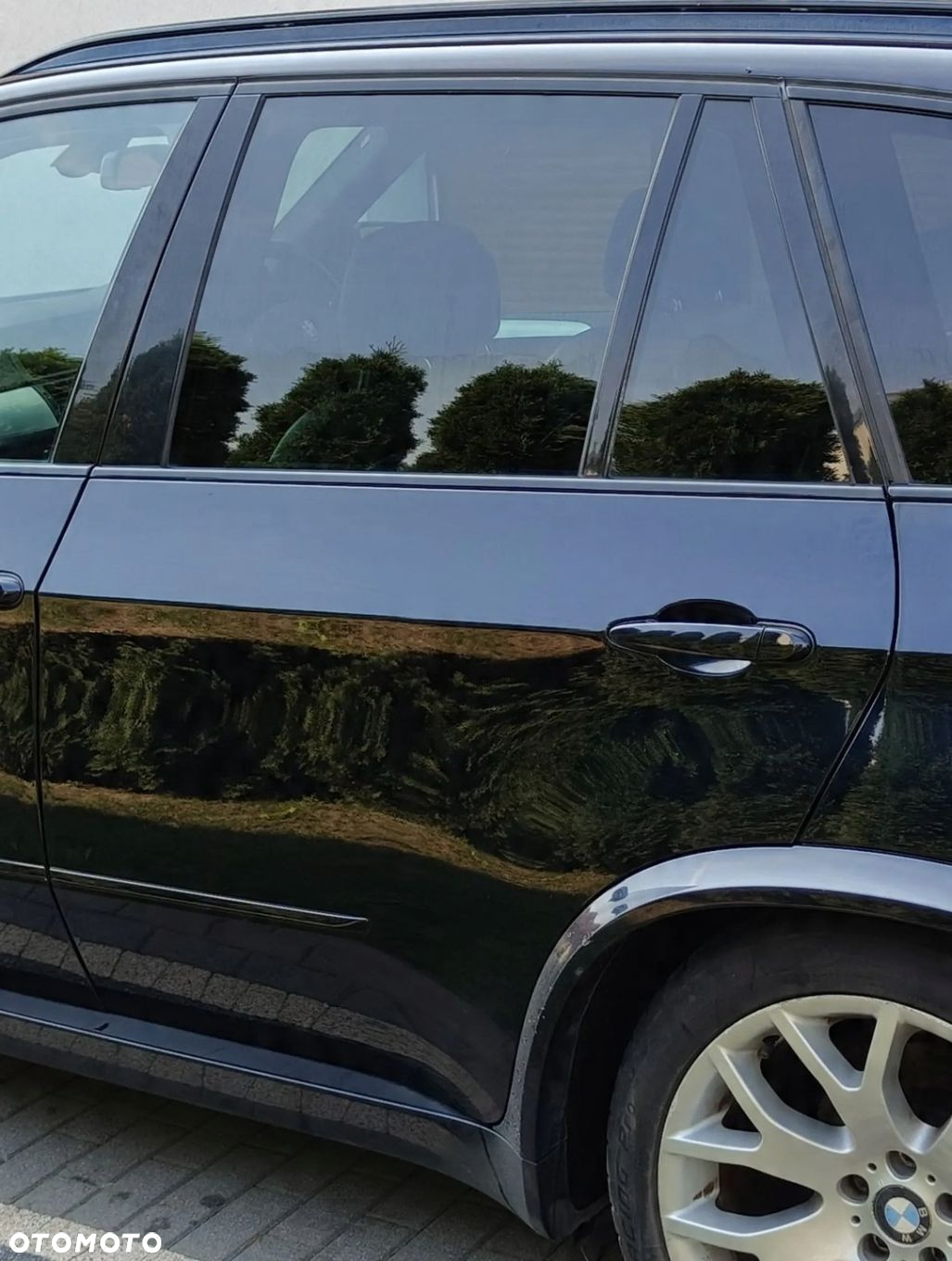BMW X5 E70 LIFT DRZWI LEWE TYLNE LEWY TYŁ 416/9 CARBONSCHWARZ METALLIC - 4