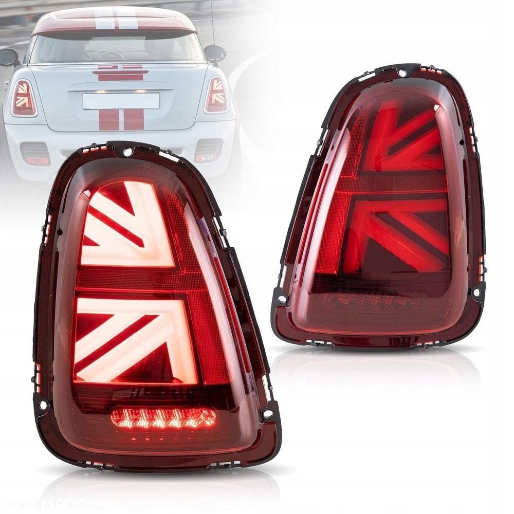 Lampy tyl kpl Vland Full Led Red Union Tuning Mini Cooper r56 r57 r58 r59 - 1