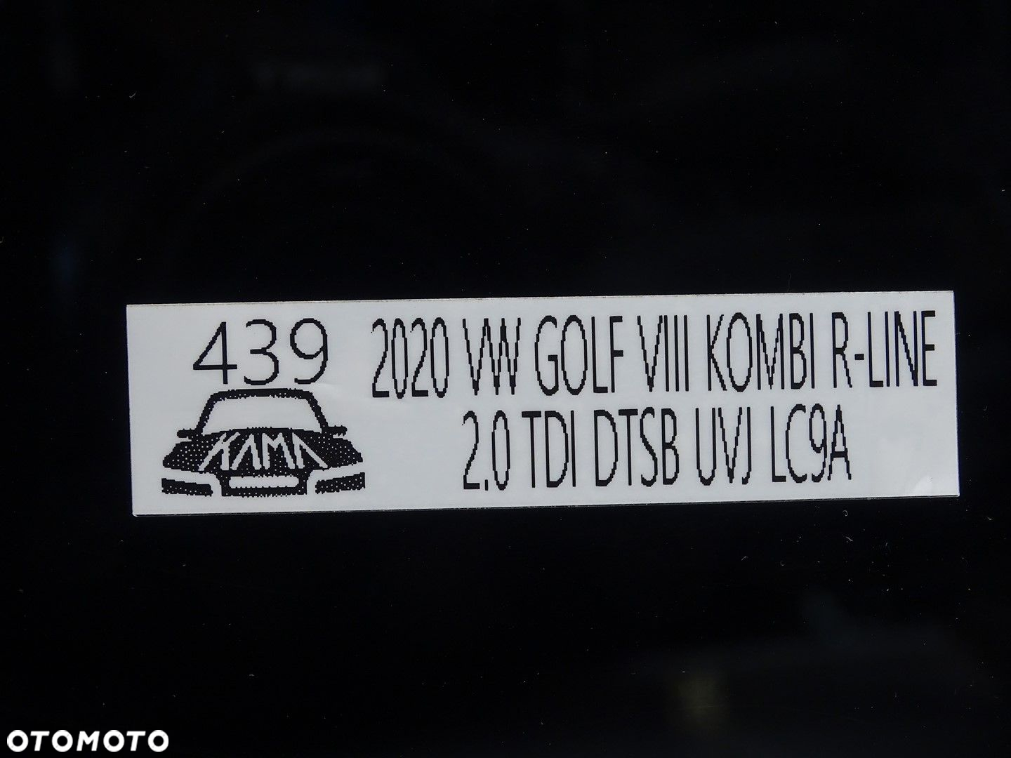 EKRAN WYŚWIETLACZ MONITOR LCD MMI NAVI NAWIGACJI VW GOLF VIII 5H0919605B - 6