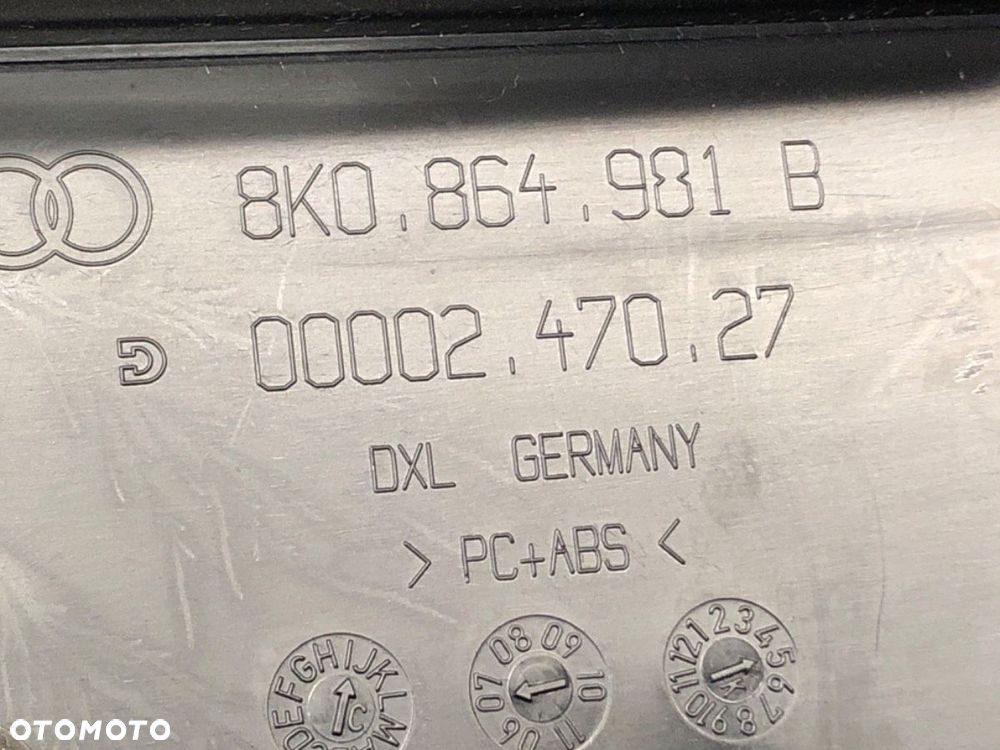 TUNEL ŚRODKOWY  AUDI A5 (8T3) 2007 - 2017 3.0 TDI quattro 176 kW [240 KM] olej napędowy 2007 - - 8