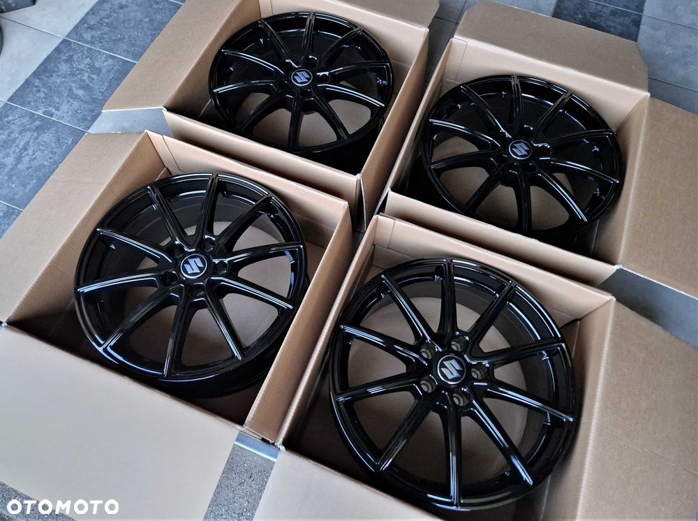 Alufelgi 18 5x114,3 SUZUKI Swace SX4 S-Cross Grand Vitara Hybrid Swift Sport Czarne ! 771# - 6