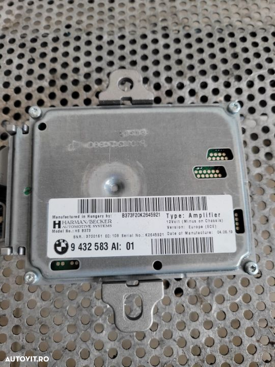 Amplificator Harman Becker Bmw X1 X2 Seria 2 F45 F46 F48 F39 Mini F54 F55 F56 F57 F60 Cod 9432583 - 3