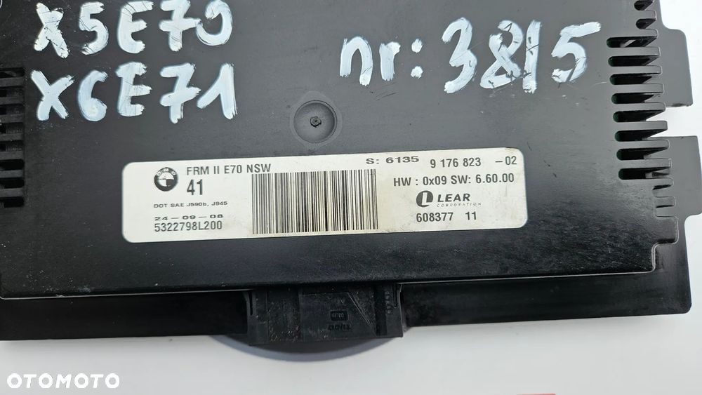 BMW X5 E70 X6 E71 Sterownik świateł FRM II Moduł świateł 9176823 - 2
