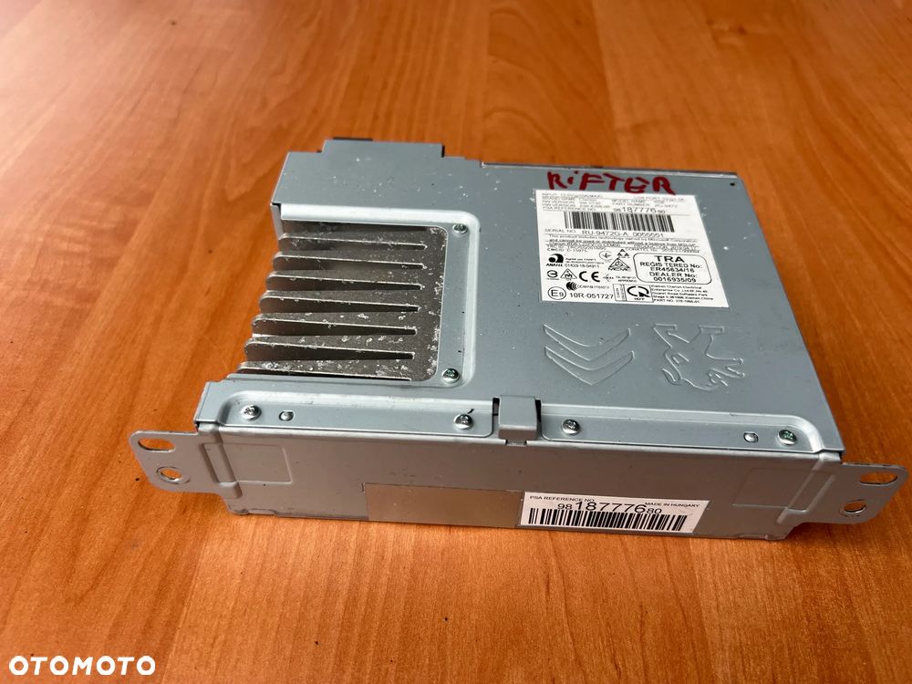 RADIOODTWARZACZ PEUGEOT RIFTER PARTNER BERLINGO 9818777680 - 3