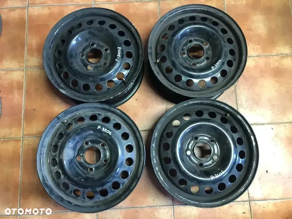 Felgi Stalowe R15 5x110 65,1MM 6J ET49 Opel Astra G Meriva A 2150129- Gwarancja Wysyłka Montaż
