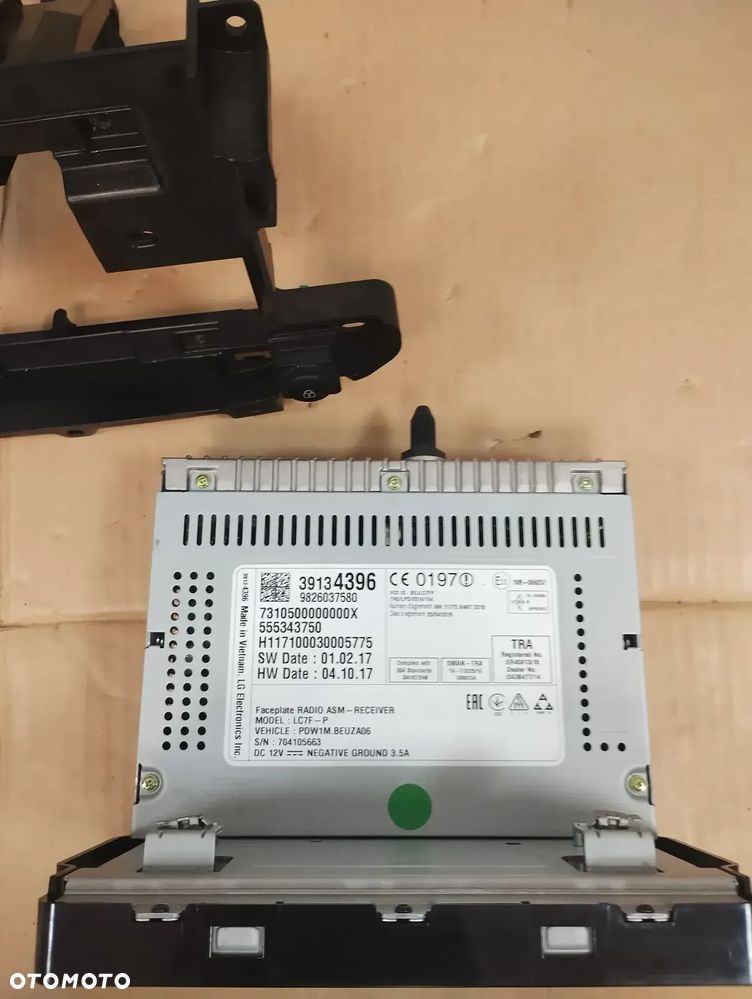 OPEL CROSSLAND WYŚWIETLACZ RADIO NAWIGACJA 39134396 - 3