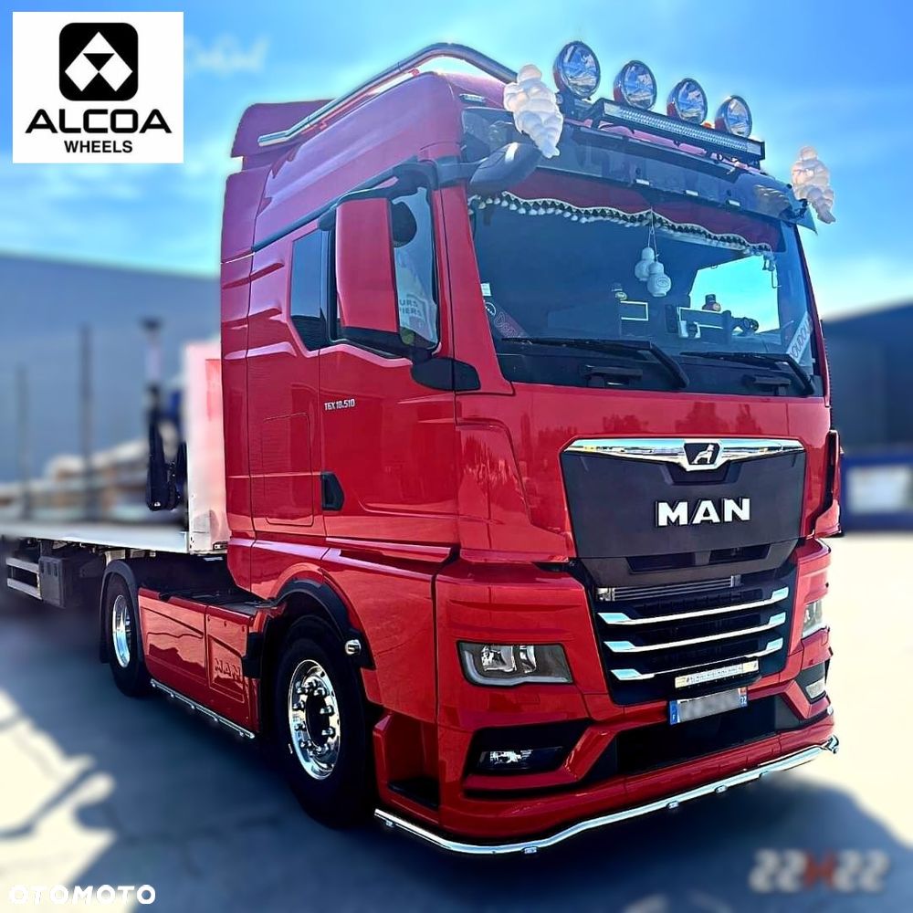MAN / ORYGINALNE FELGI ALCOA + Kapselki GRATIS / ET120 / 22,5 x 11,75 / LVL ONE / KOSZTY FV / DOSTAWA GRATIS - 15