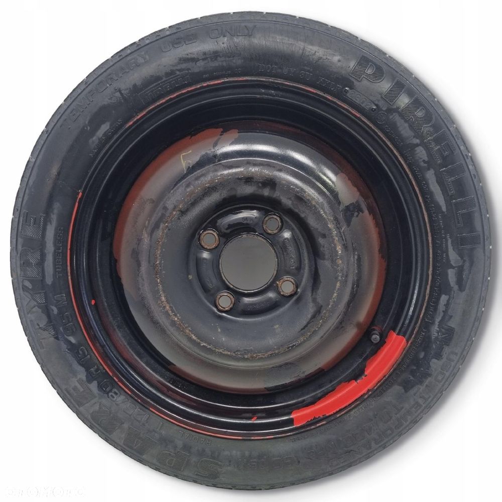 KOŁO DOJAZDOWE 125/80 R15 98AB-TE 2150828 4x108 Ford Focus mk1 zapas - 1