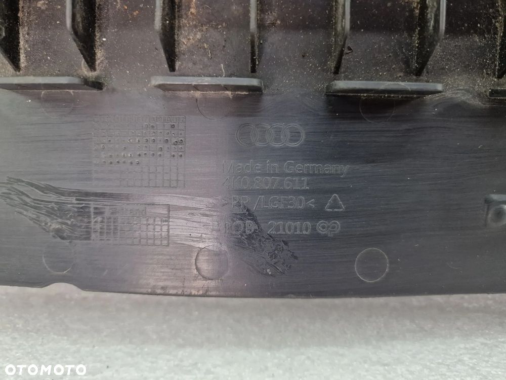 AUDI A6 C8 4K0 18- ZWYKLA PŁYTA / OSŁONA POD ZDERZAK PRZEDNI PRZÓD , NR 4K0807611 , NR AUKCJI NSŁ278 - 6