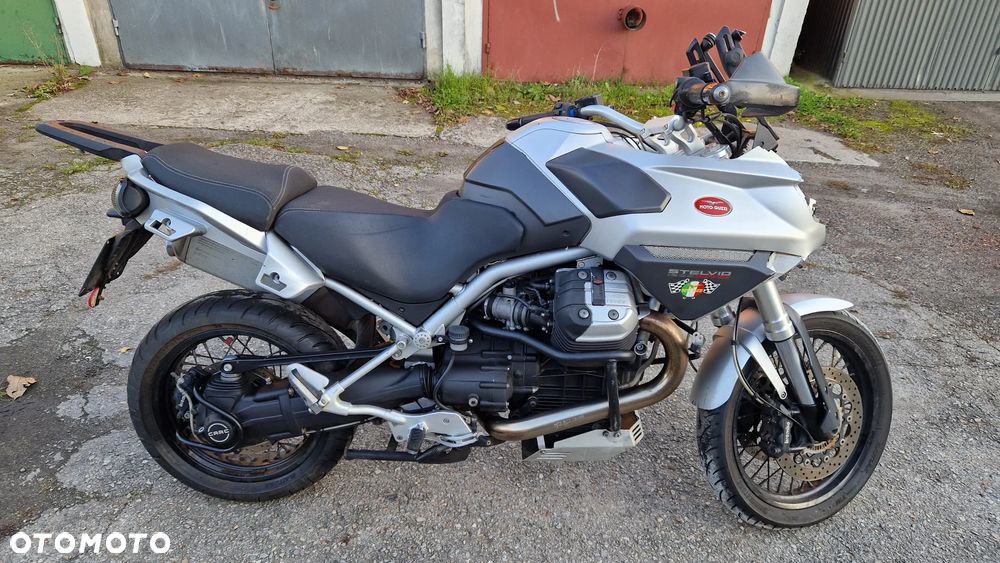 Moto Guzzi Stelvio ntx 1200 2010r. Wszystkie części. Rama,tłumik,kolektor,kanapa,instalacja, wtryski,przepustnice,lagi,wał,błotnik - 1