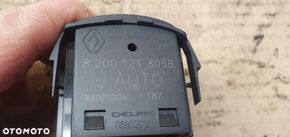 Przełącznik regulacji świateł oświetlenia Renault Megane II 2 8200121805B - 4