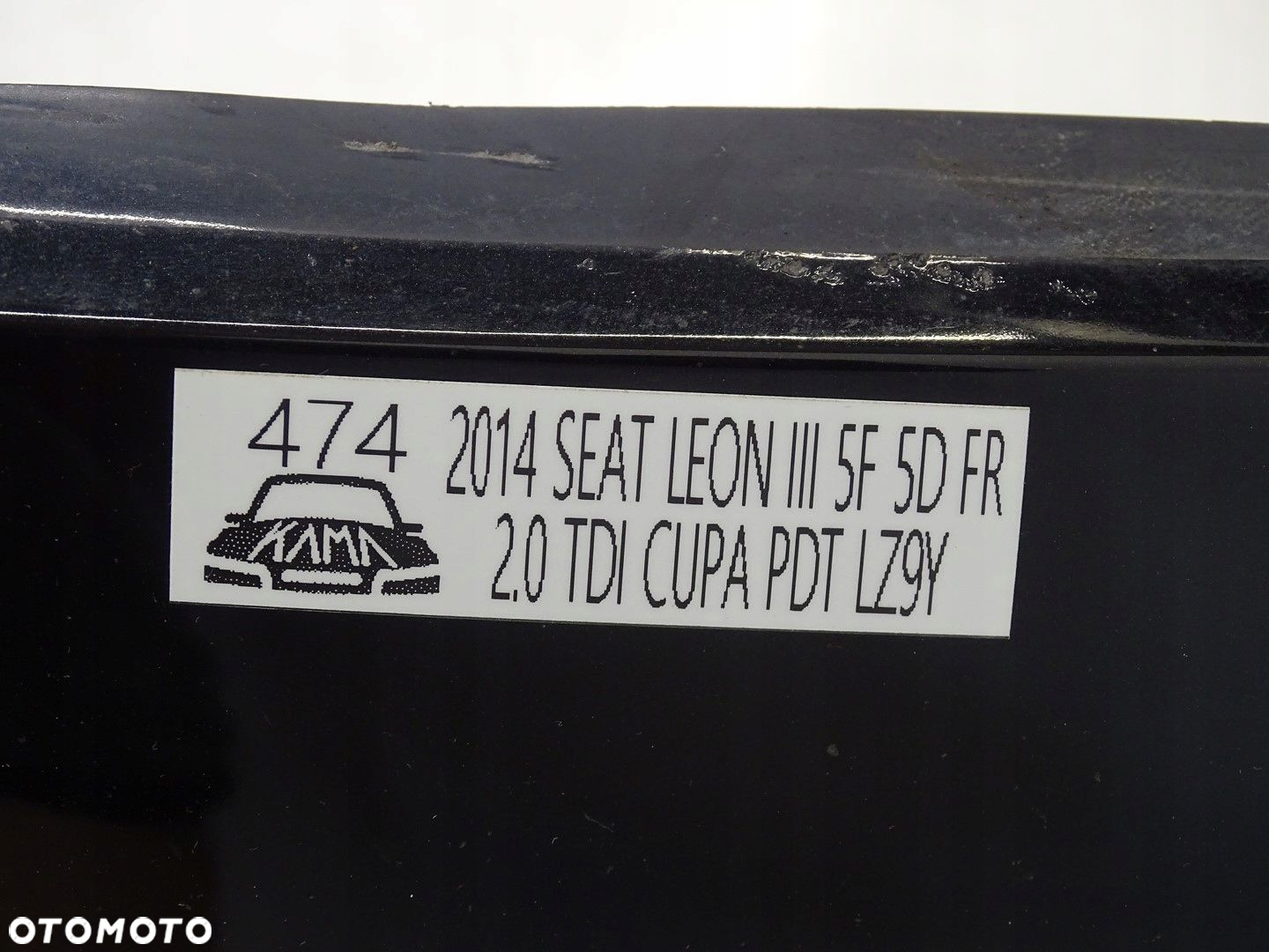 KPL ZDERZAK PRZÓD PRZEDNI POD 4X PDC SEAT LEON III 5F FR 12-16R LZ9Y - 16