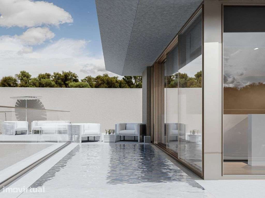Moradia T4 com piscina e vista mar em Alvide, Cascais - Grande imagem: 4/24