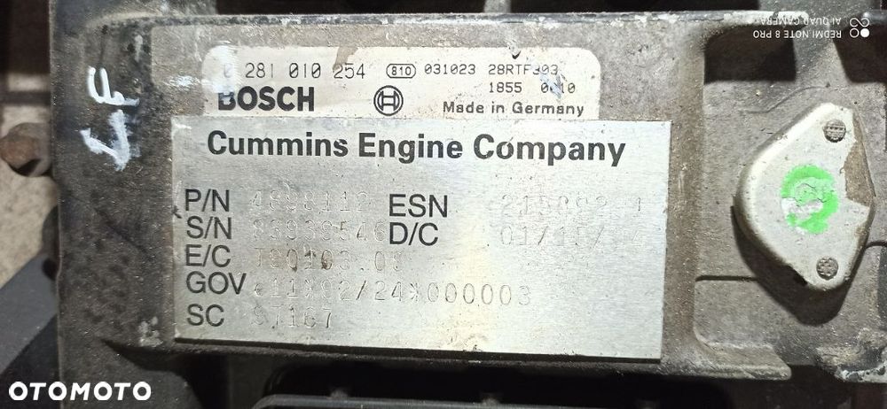 Sterownik komputer silnika DAF LF 0281010254 - 2