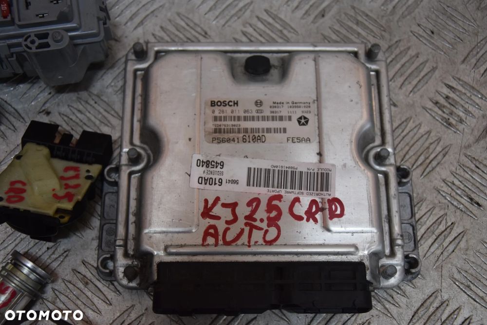 JEEP CHEROKEE KJ 2.5 CRD KOMPUTER KLUCZYK MODUŁ ZESTAW KPL. - 3