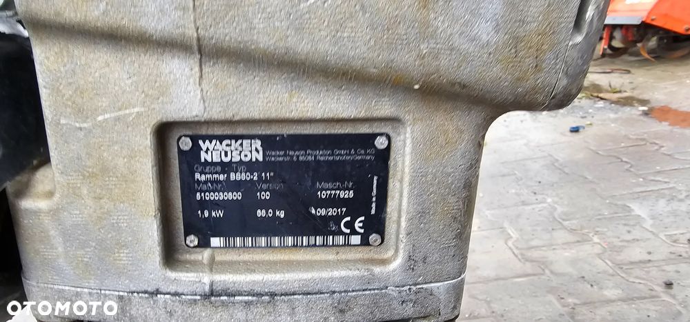Zagęszczarka stopowa skoczek Wacker Neuson BS60 bomag bt - 6