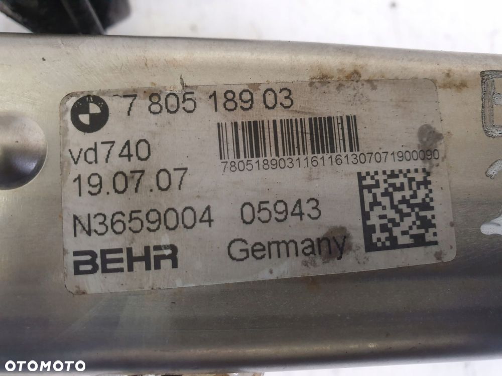 BMW E90 320D 2.0 D CHŁODNICA SPALIN ZAWÓR EGR - 8