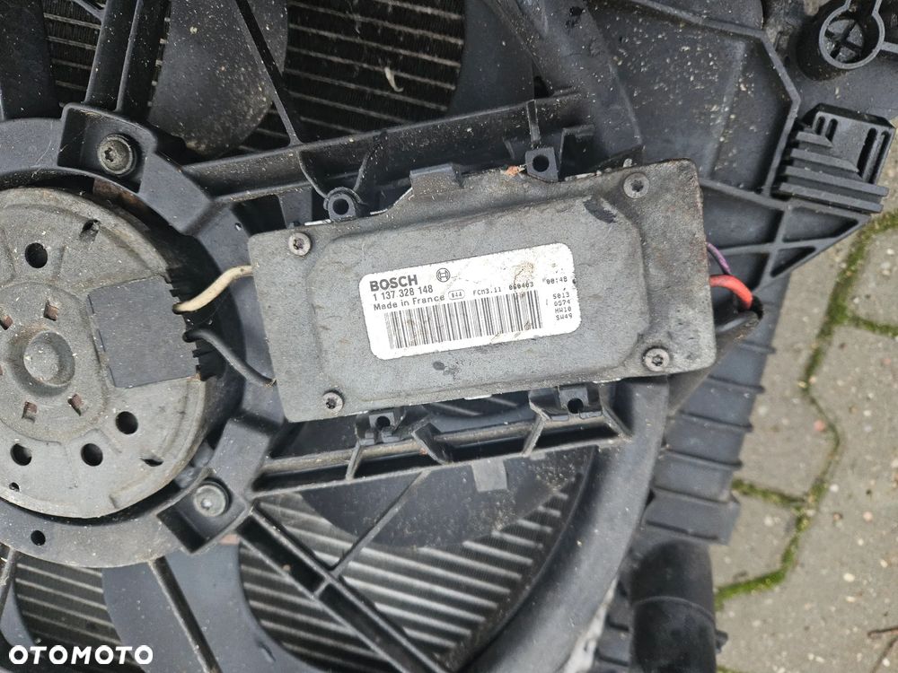 Komplet chłodnic wentylator chłodnica Ford Focus Mk2 Lift 1,8 b 92kW 125KM 2010r - 2