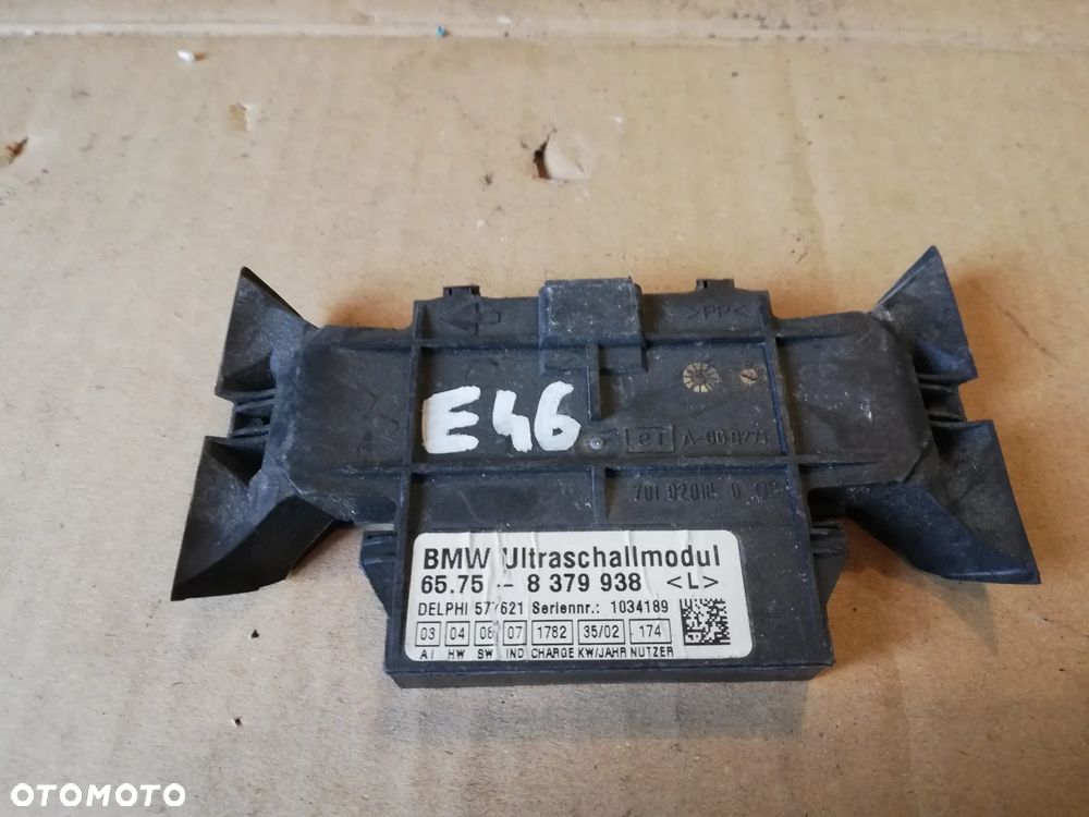 BMW E46 STEROWNIK SENSOR MODUŁ ULTRADŹWIĘKOWY ALARMU 8379938 - 1
