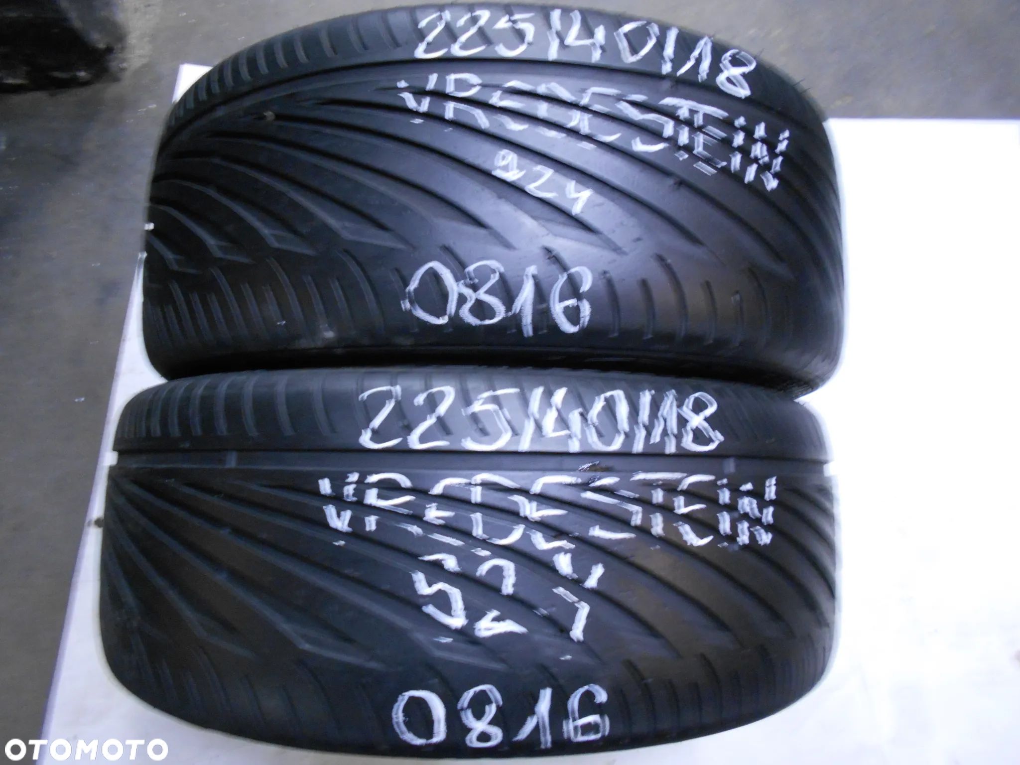 OPONY 225/40R18 VREDESTEIN ULTRAC -SESSANTA DOT 0816 7MM - 1