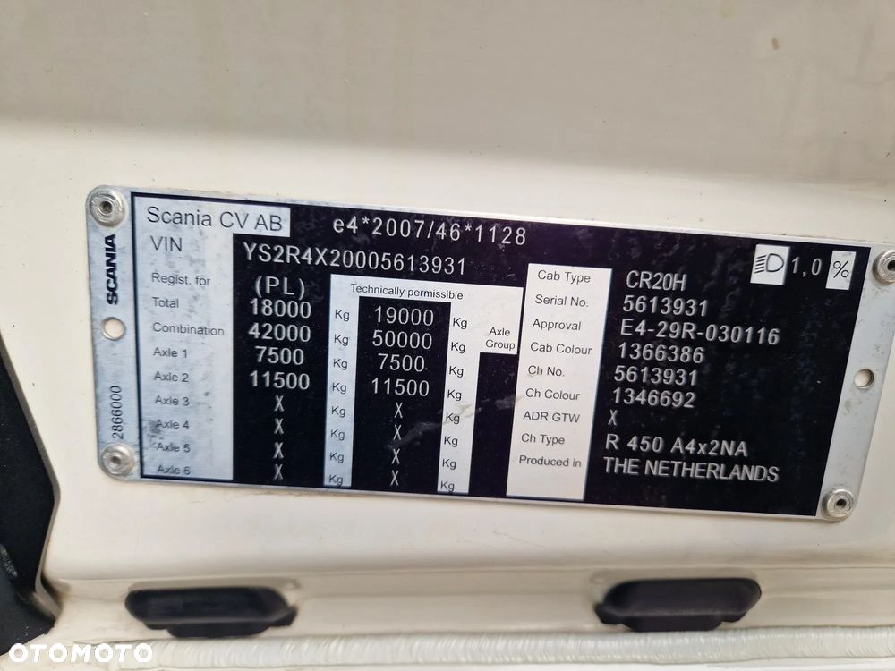 Scania R450 /Klima Postojowa Led Automat Retarder /JVG Gliwice - 16