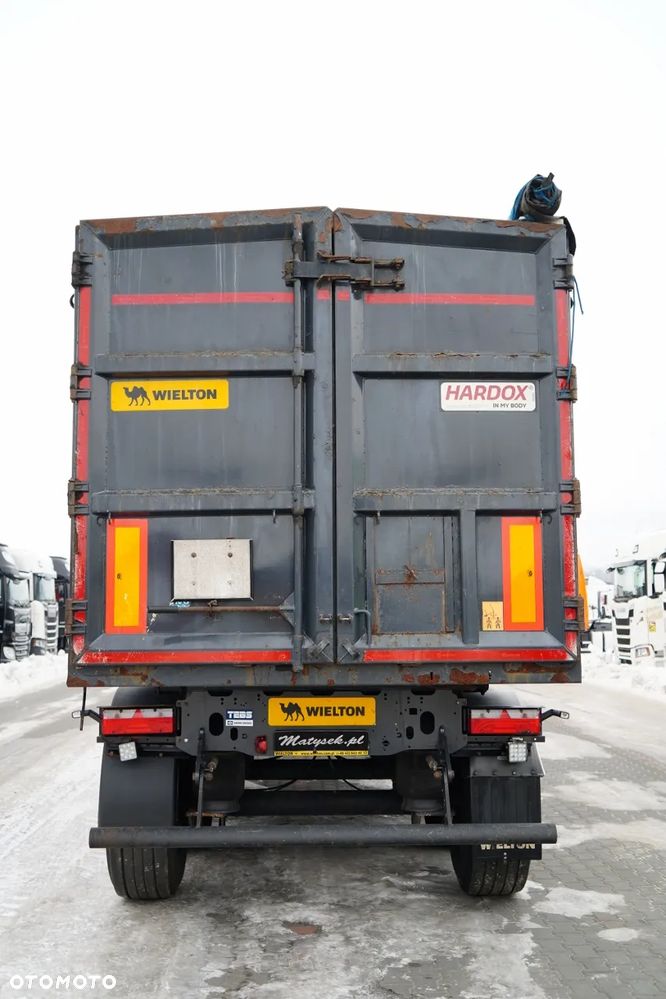 Wielton WYWROTKA / 51 M3 / STALOWA / HARDOX /  OŚ PODNOSZONA / OSIE SAF - 12