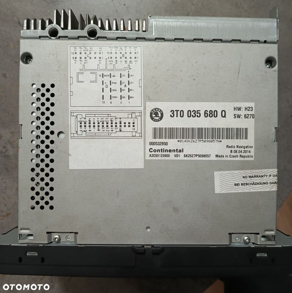 VW SKODA-14 WERSIJ RADIOWYCH Nawigacja RNS 510  Polskie menu z mapami 8557+POI+KOD - 5