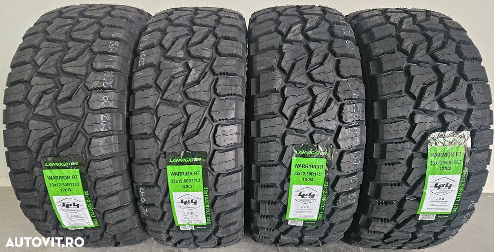 33x12.5 R17, 120Q, LANVIGATOR Warrior R/T, Anvelope Off Road M+S