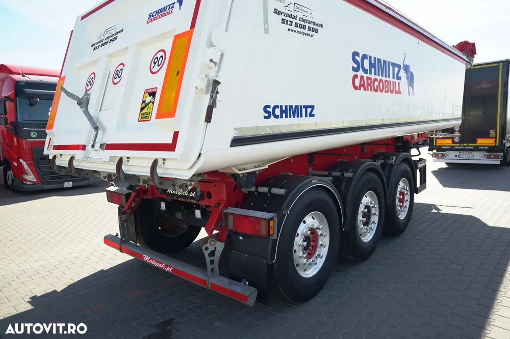 Schmitz Cargobull BASCULATOR SCHMITZ / 27 m3 / ALUMINIU / PUNCT DE RIDICARE / 5.300 KG / JANTE DIN ALIAJ - 13