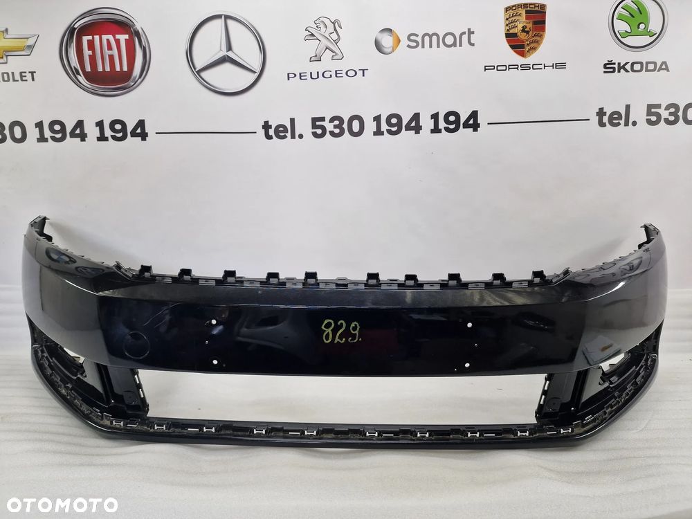 VW PASSAT B7 3AA 11- ZDERZAK PRZEDNI PRZÓD BEZ SPRYSKÓW I PDC , NR 3AA807221 , NR AUKCJI NZ829 - 1