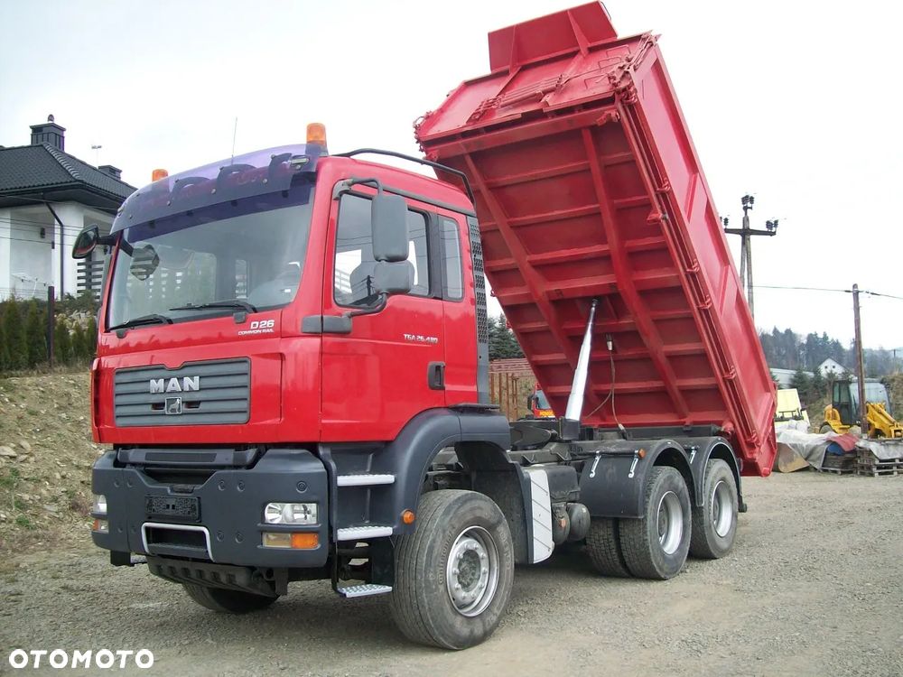 MAN MAN TGA 26.480 6x4 SPECJALNY Manual 3-str.kiper wywrotka z NIEMIEC zawieszenie RESOR mercedes scania daf iveco