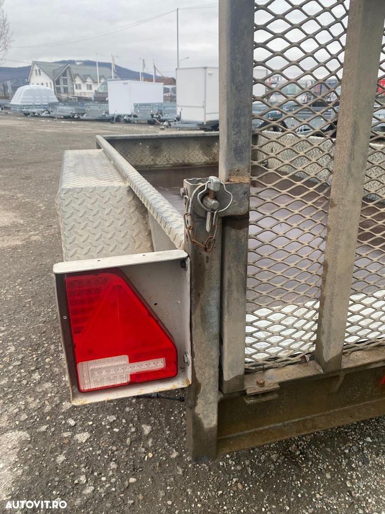 Alta Remorca Transport utilaje  2 axe 2700 kg 2,5m/1.25m - 6