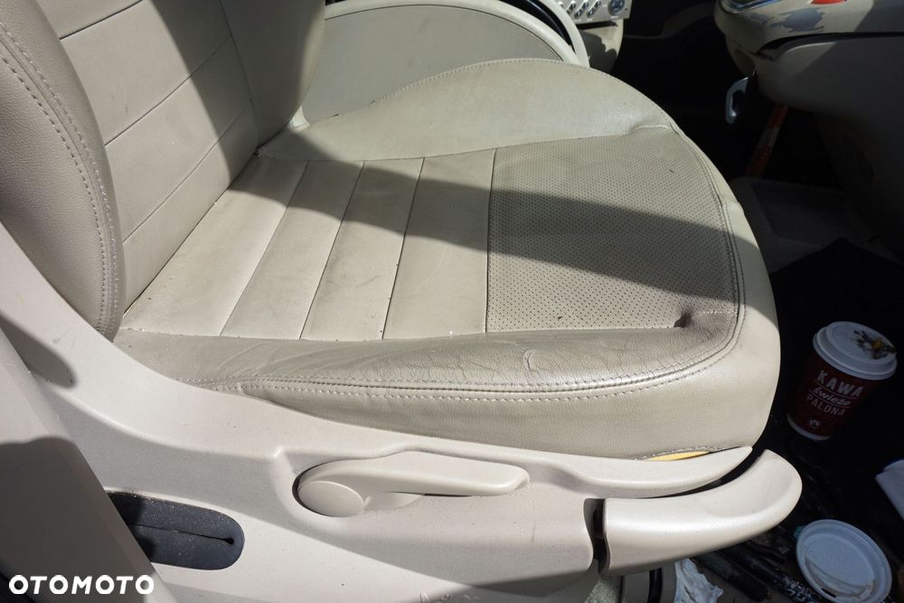 FOTELE FOTEL PRZEDNI LEWY PRAWY KANAPA WNĘTRZE SCENIC GRAND II PH2 LIFT SKÓRA BEŻOWA 7-OS RENAULT 2006-2009 - 6