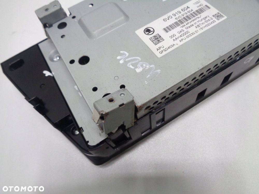 skoda fabia iii 6v radio wyświetlacz panel 14r- - 4