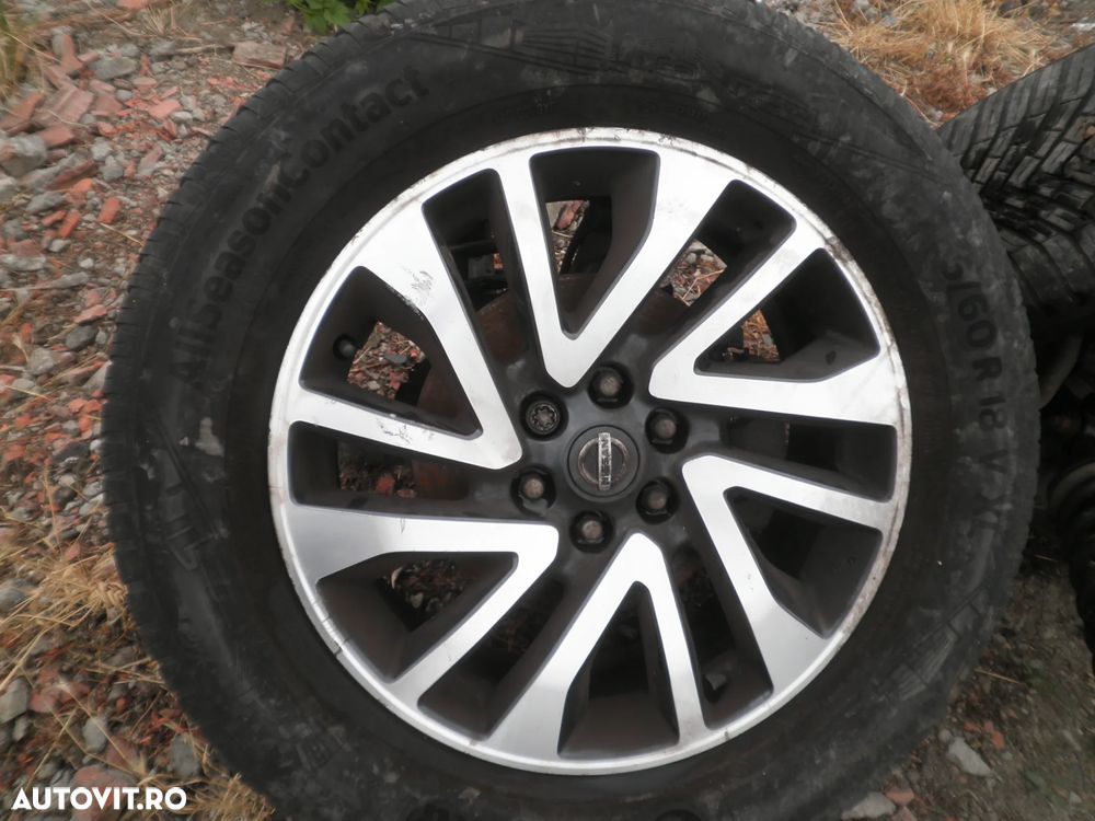 Jante 18" Nissan Navara D23 2018 + anvelope all season Continental 255/60/18 - 3