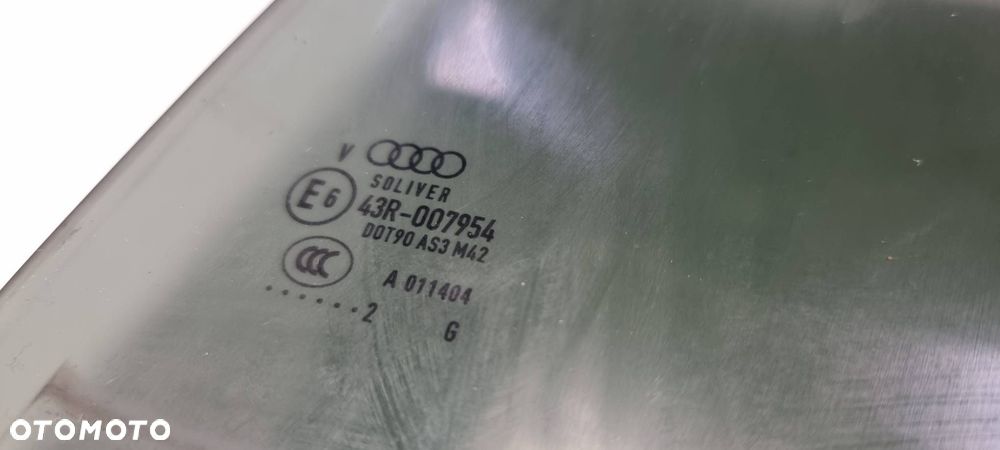 SZYBA DRZWI LEWY TYŁ AUDI A6 C7 - 3