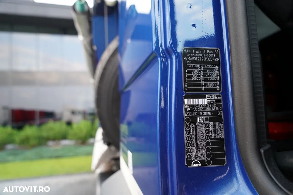 MAN TGS 41.480 / 8X6 / BASCULATOR / AUTOMAT / NOU-NOUȚ / ECHIPAMENTE FOARTE BOGATE / - 36