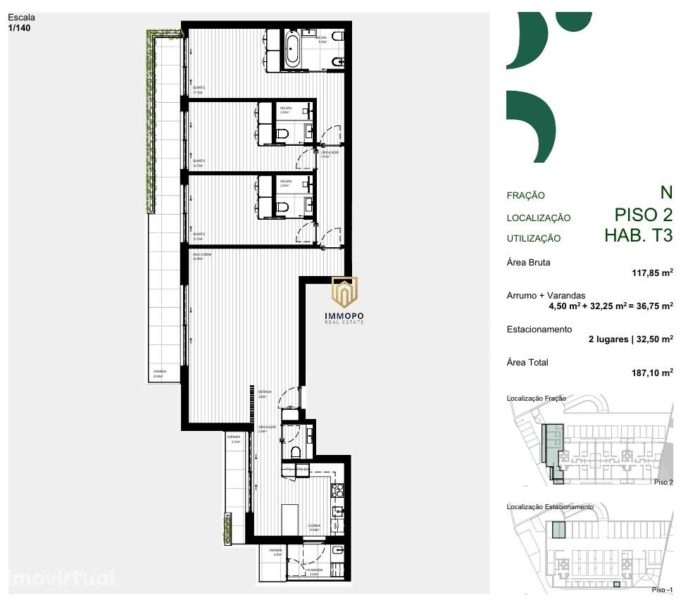 T3 novo, Cidade de Rebordosa - Grande imagem: 2/15