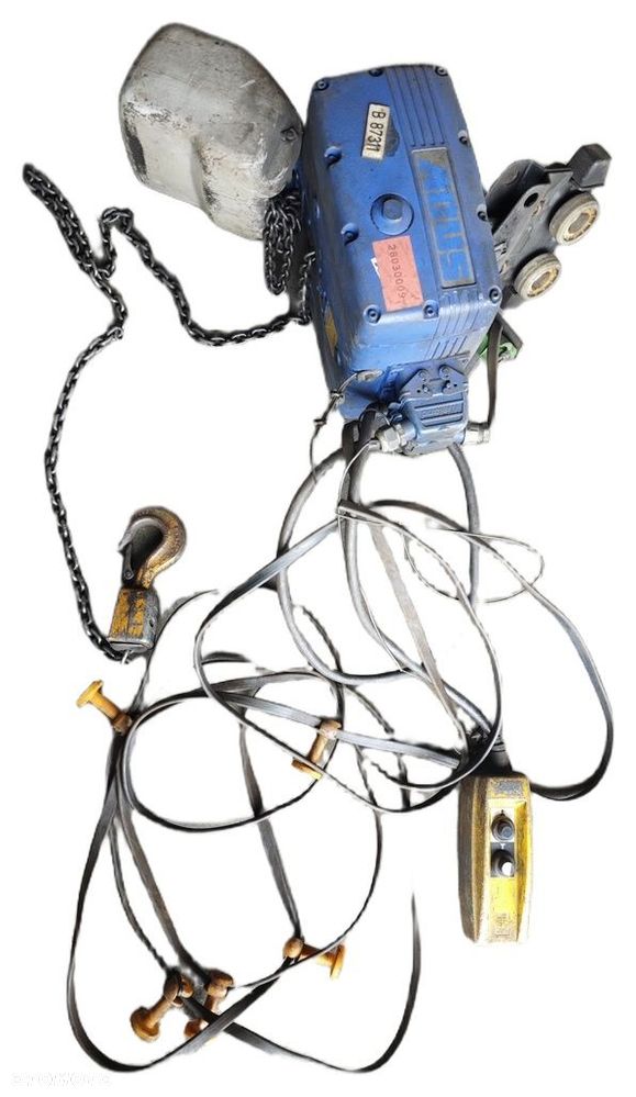 Wciągnik elektryczny łańcuchowy ABUS 500kg urządzenie do suwnicy używa - 3