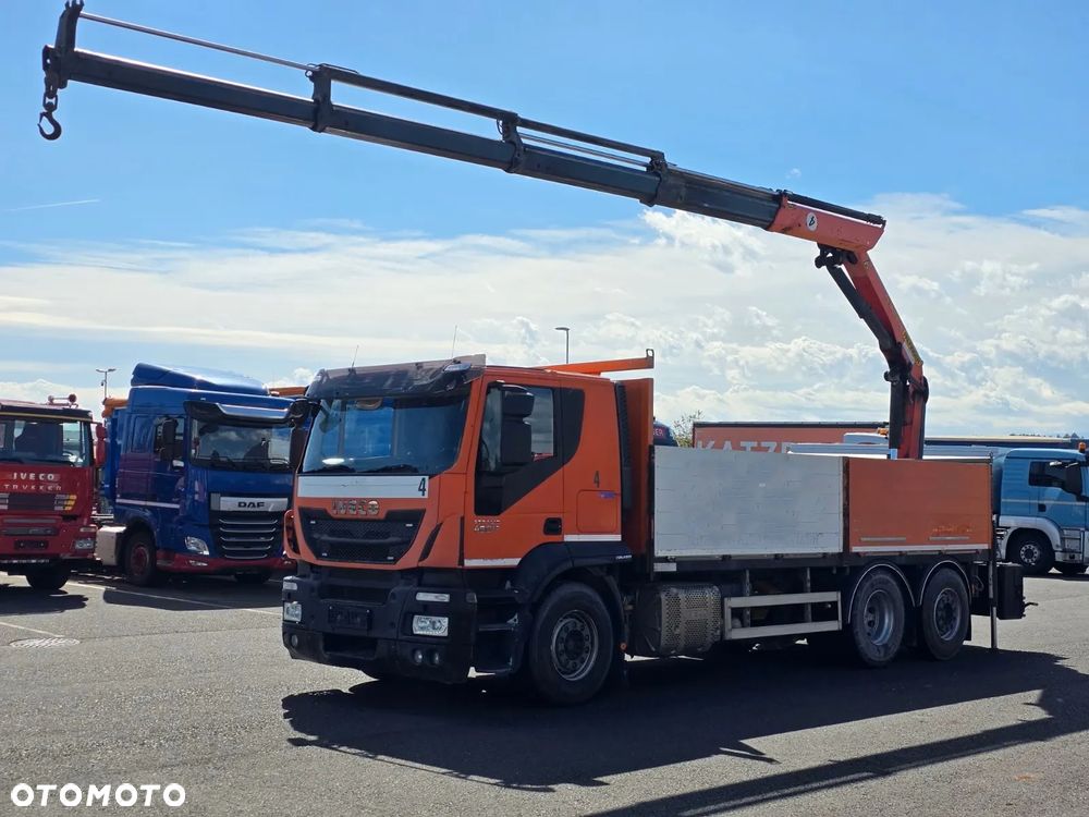 Iveco Stralis 460 6x2 + HDS Palfinger PK 18002 | 4x hydrauliczny wysuw | Euro 6 | oś skrętna i podnoszona - 20
