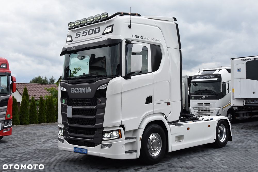 Scania S500 / 2022 / ALU-FELGI / I PARK-COOL / FULL LED / STANDARD / NAVI / ORUROWANIE / SALON PL / FULL SERWIS ASO SCANIA!! / Retarder !! / Jak nowa !!