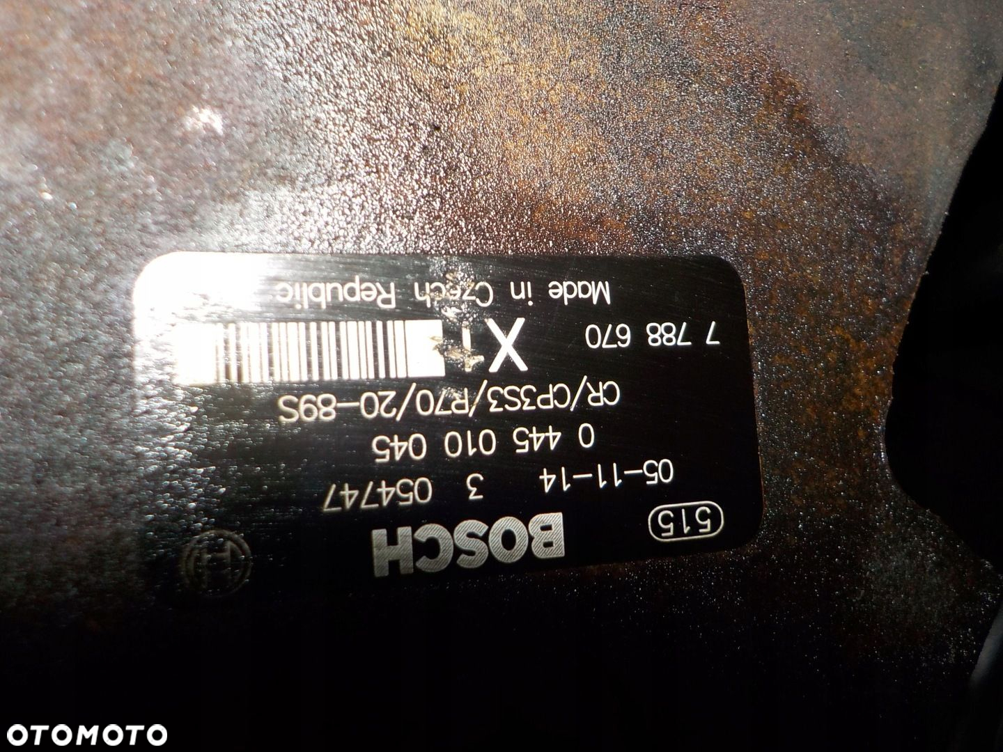BMW 5 E60 SILNIK 2.0 D 163 KM M47D20  POMPA 0445010045 7788670 - 7