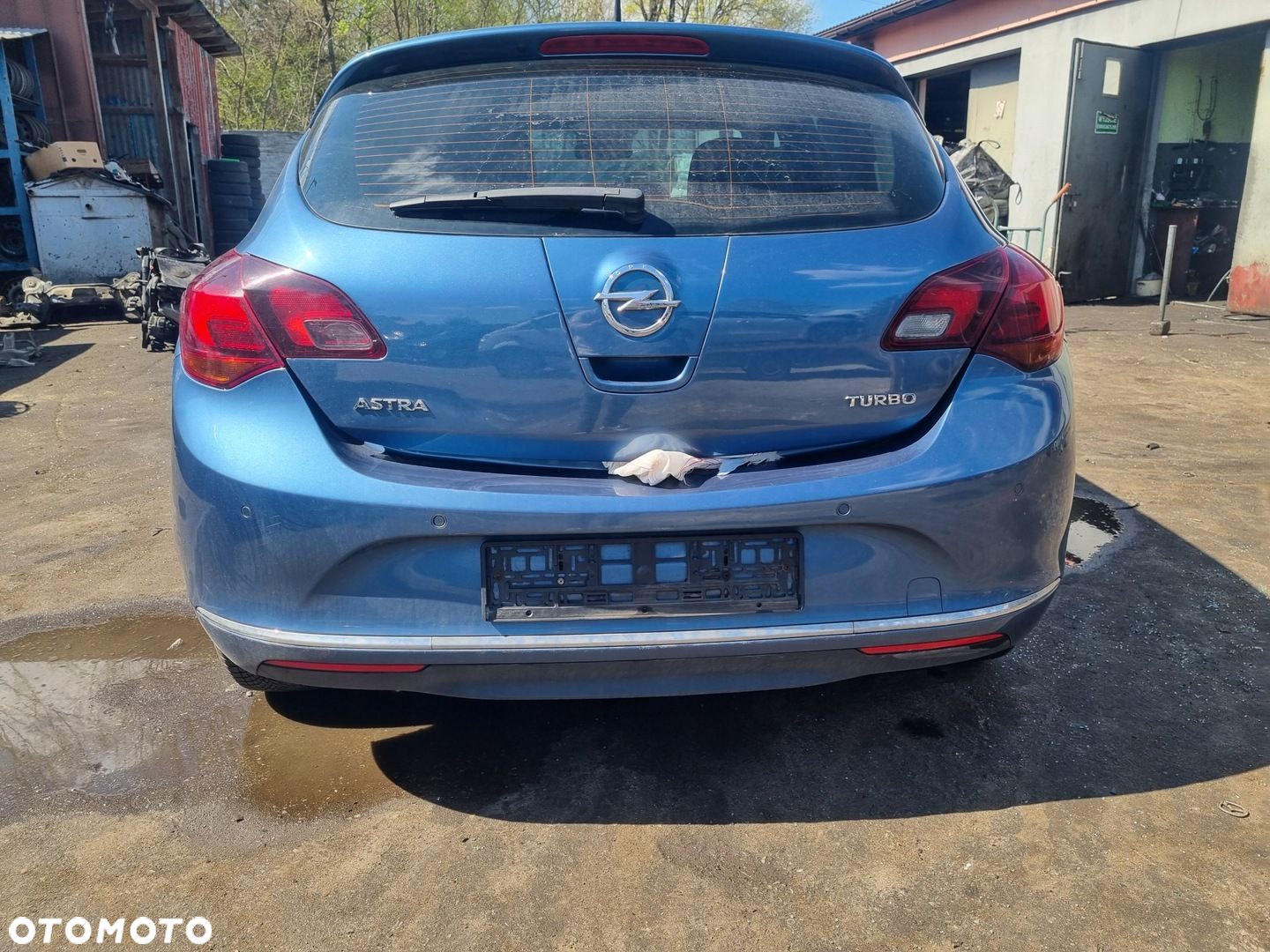 OPEL ASTRA IV J 09-15 2014 r. Z22S 5D HB KOMPLETNY ZDERZAK TYŁ TYLNY PDC - 1