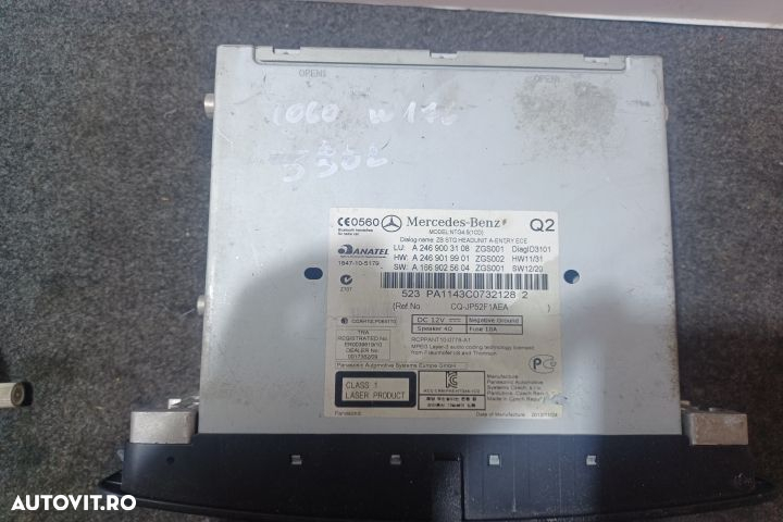 Radio cd A2469003108 Mercedes-Benz A-Class W176 [2012 - 2015] Hatchba - 2