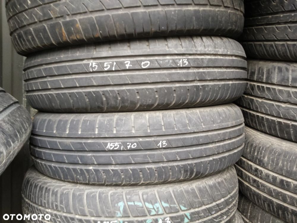13” - CONTINENTAL - 155/70 r13 cali - LETNIE  Opony - stan: BDB + GWARANCJA !! + możliwy  MONTAŻ !! - 1