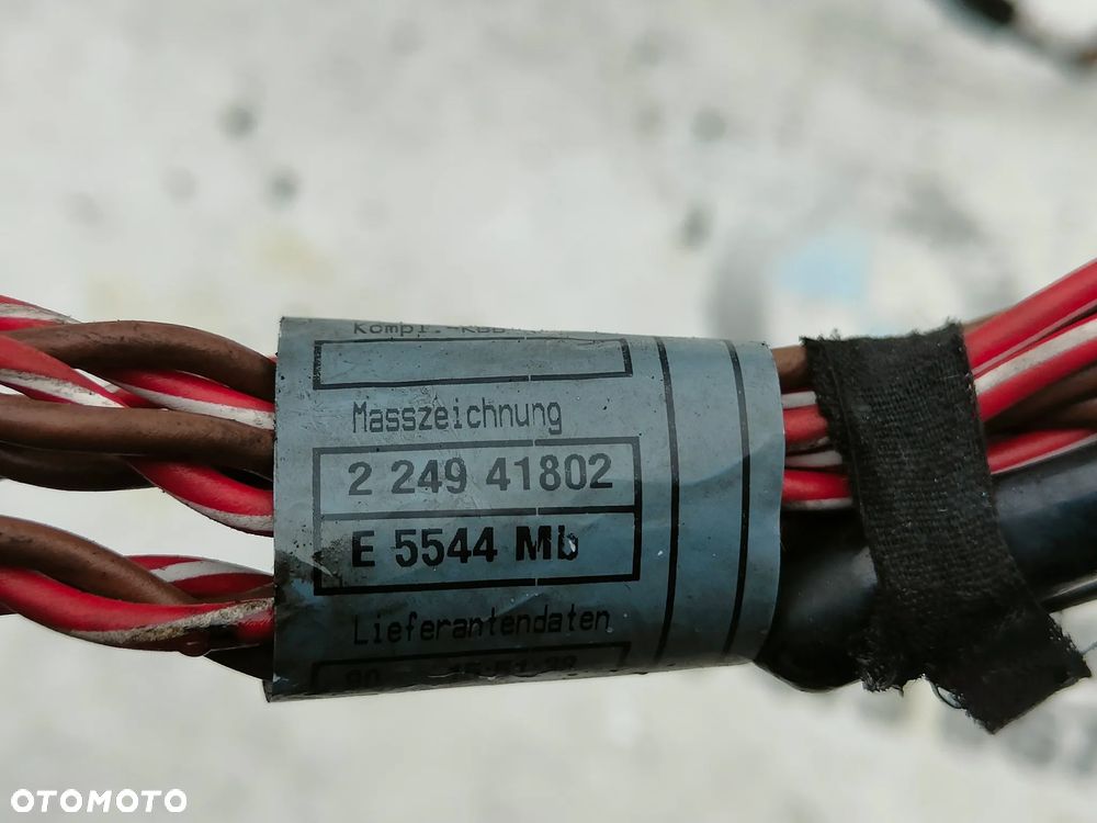 BMW E39 3.0d 2.5d Wiązka instalacja wtryskiwaczy 2249418 2249419 - 7