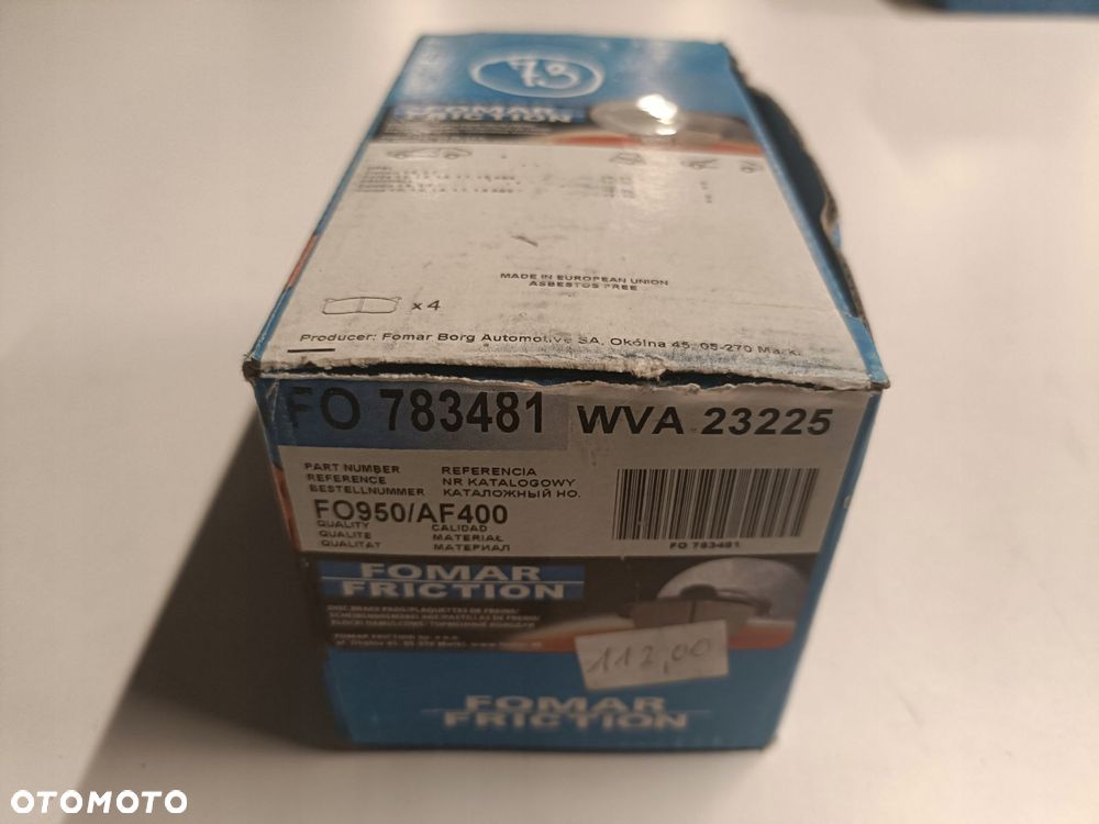 Opel Corsa C Combo PRZEDNIE KLOCKI HAMULCOWE przód 783481 - 2